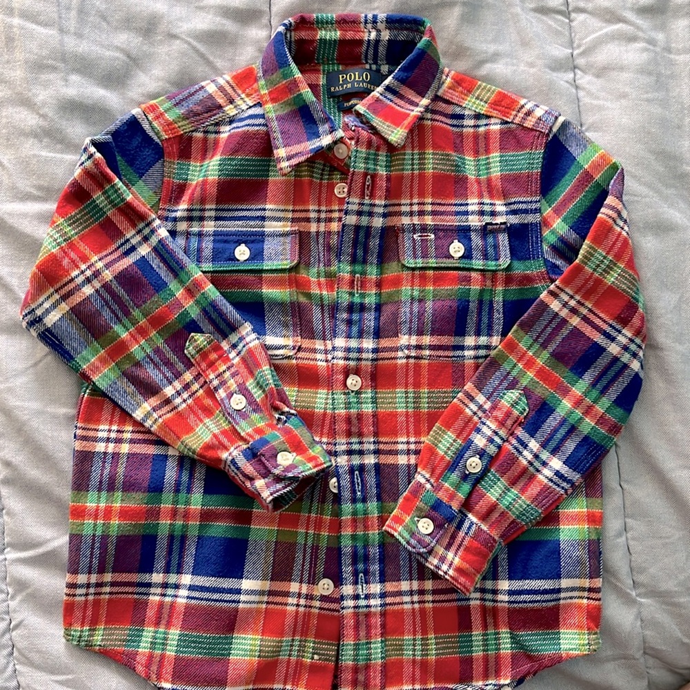 Boys Ralph Lauren shacket size 5